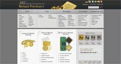 Desktop Screenshot of metaux-precieux.fr